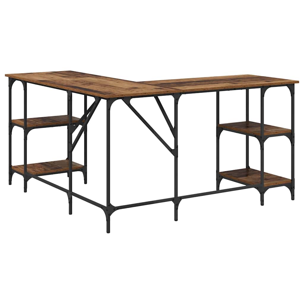 Escritorio Madera Vieja 139 x 139 x 75 cm Madera contrachapada