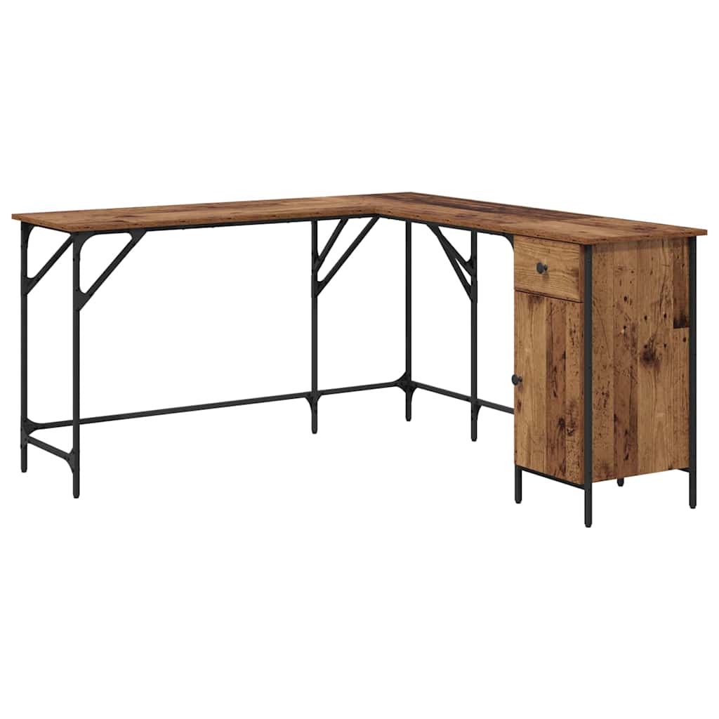 Escritorio Madera Vieja 141 x 141 x 75 cm Madera contrachapada
