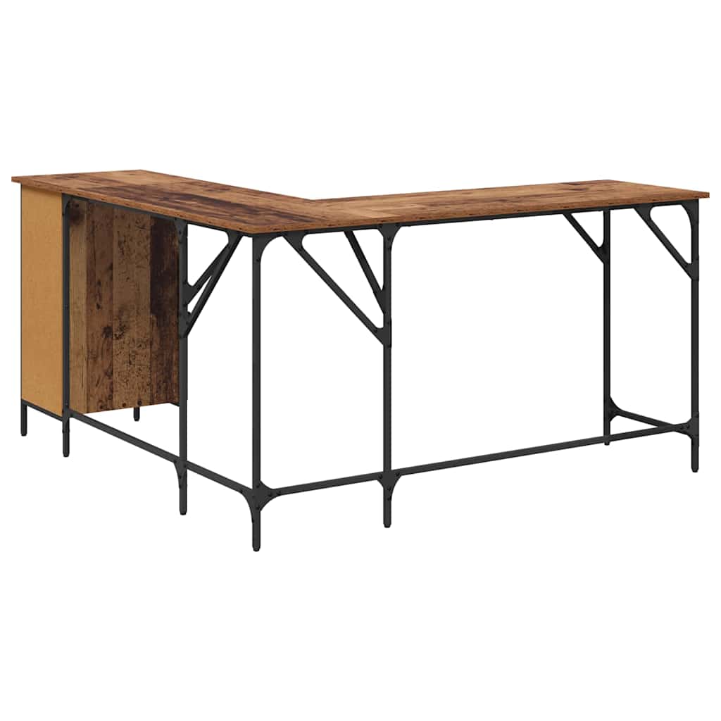 Escritorio Madera Vieja 141 x 141 x 75 cm Madera contrachapada