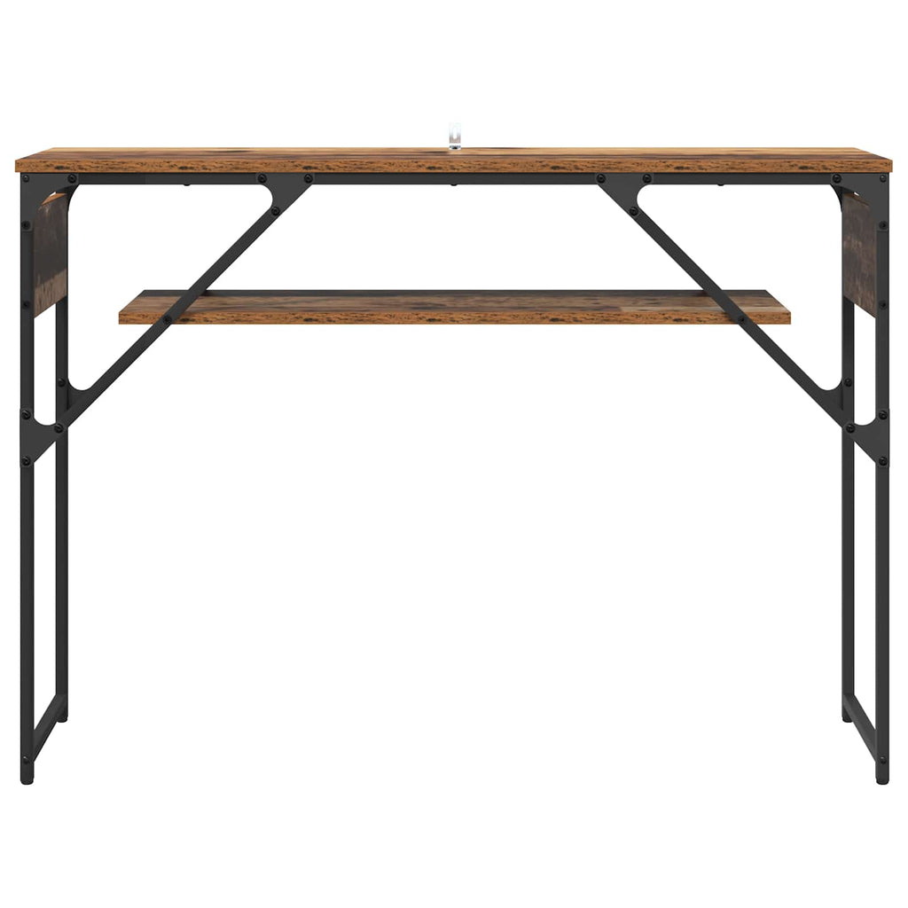 MesaConsola Madera envejecida 105x30x75cm Madera de ingeniería