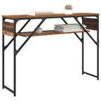 MesaConsola Madera envejecida 105x30x75cm Madera de ingeniería