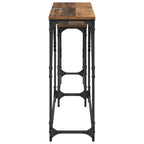 Mesa Consola 2 pcs Madera envejecida 100 x 28 x 75 cm