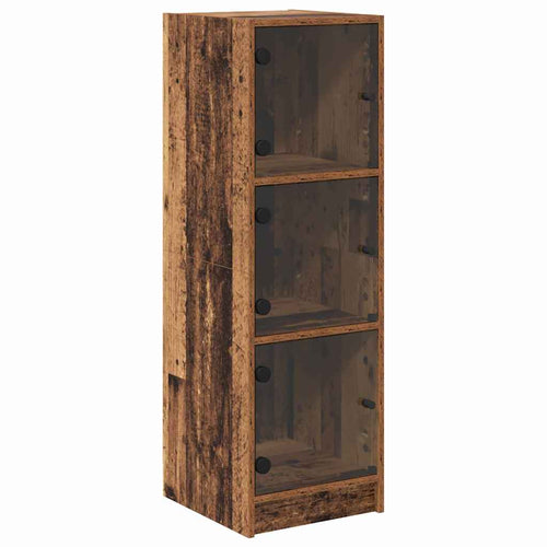 Old Wooden Cupboard 35 x 37 x 109 cm Plywood