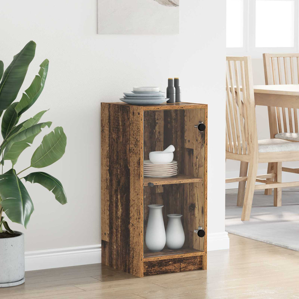 Vitrina Madera vieja 35 x 37 x 76 cm Madera contrachapada