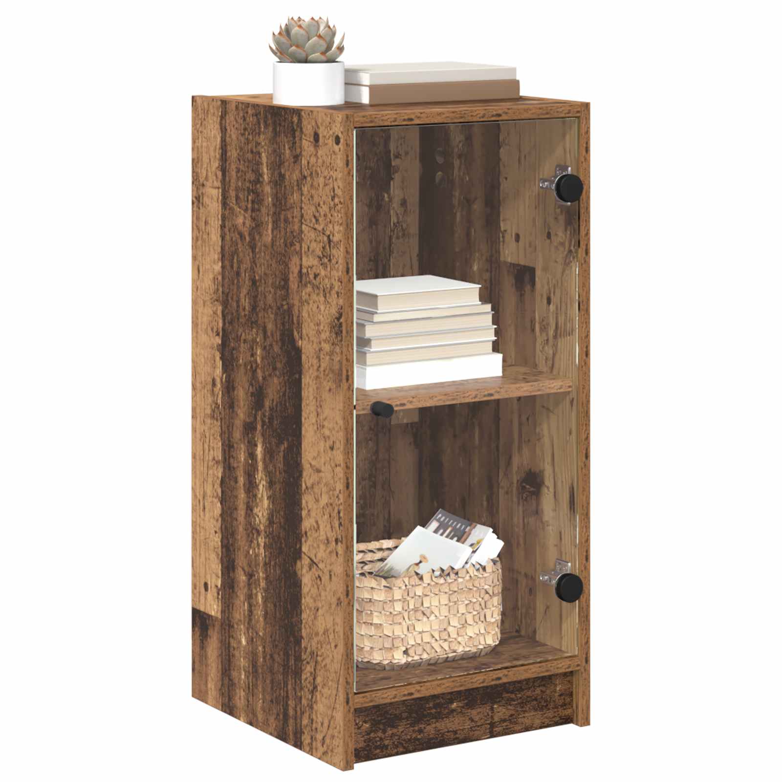Vitrina Madera vieja 35 x 37 x 76 cm Madera contrachapada