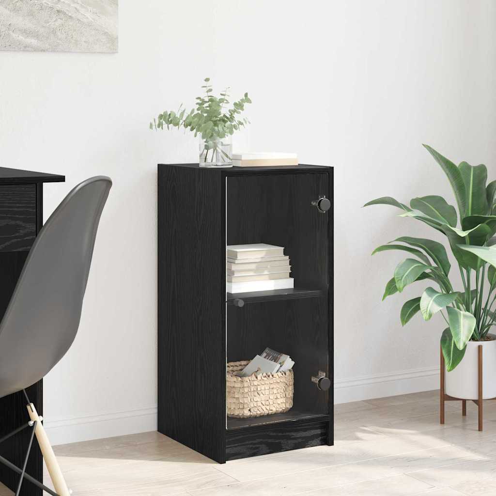 Old Wooden Display Case 35 x 37 x 76 cm Plywood