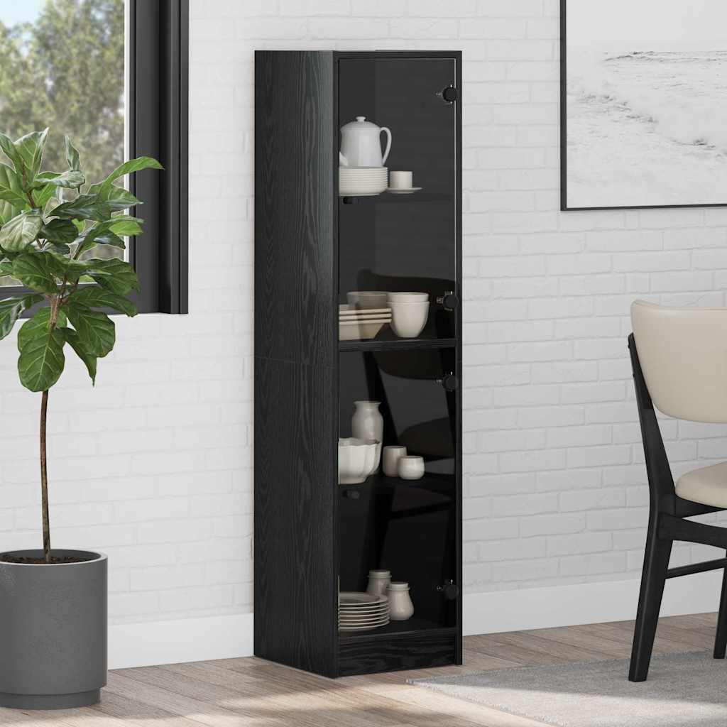 Old Wooden Cupboard 35 x 37 x 142 cm Plywood