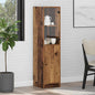 Old Wooden Cupboard 35 x 37 x 142 cm Plywood