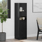 Old Wooden Cupboard 35 x 37 x 142 cm Plywood