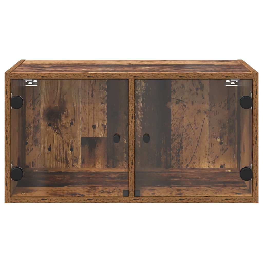 Armarios de pared 2 pcs Madera Vieja 68 x 37 x 35 cm