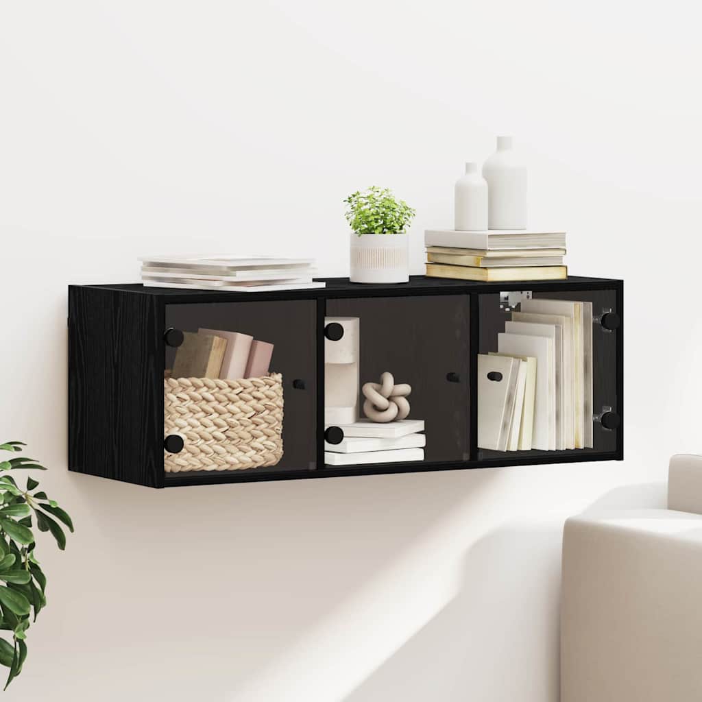 Old Wood Wall Cabinet 102 x 37 x 35 cm