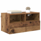 Gabinetes de pared para TV 2 pcs Madera Vieja 60 x 30 x 30 cm