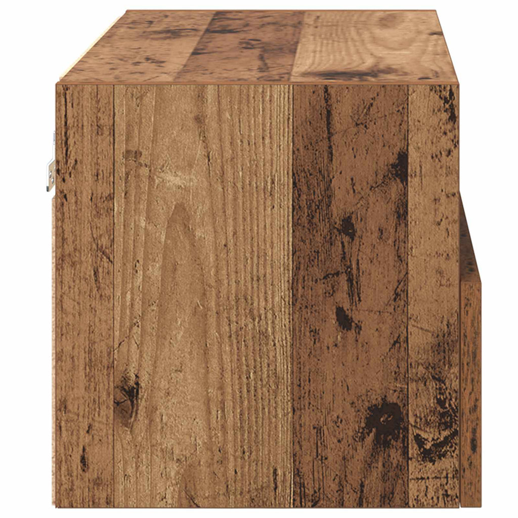 Gabinetes de pared para TV 2 pcs Madera Vieja 60 x 30 x 30 cm