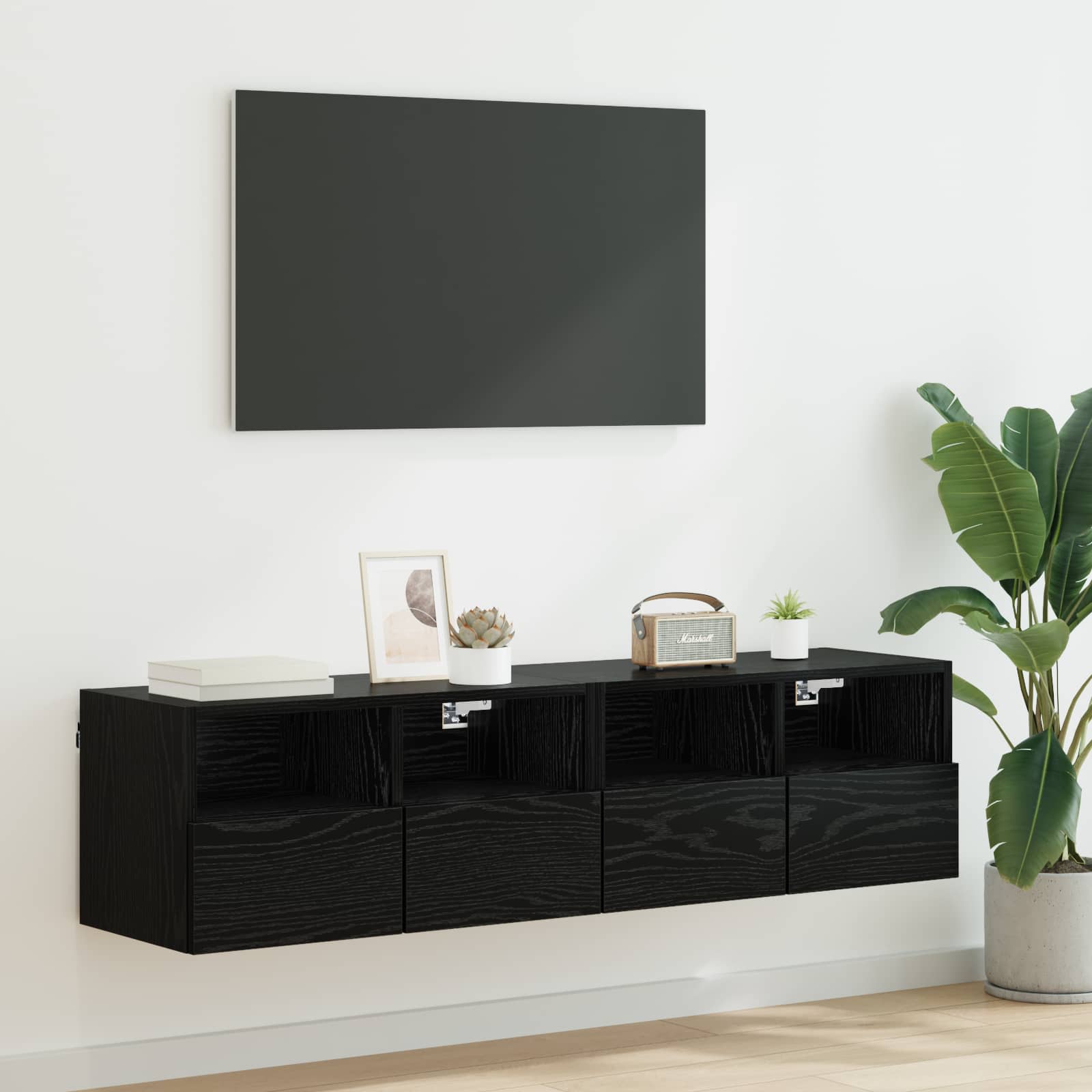 Gabinetes de pared para TV 2 pcs Madera Vieja 60 x 30 x 30 cm