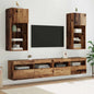 Conjunto de mueble de TV 2 pcs Roble Negro 30,5 x 30 x 102 cm