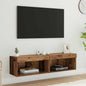 Conjunto de mueble de TV 2 pcs Madera vieja 100 x 30 x 30 cm