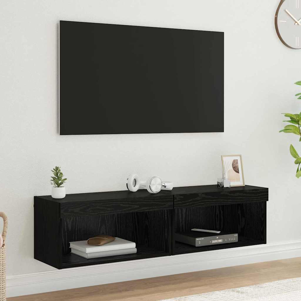 Conjunto de mueble de TV 2 pcs Madera vieja 100 x 30 x 30 cm
