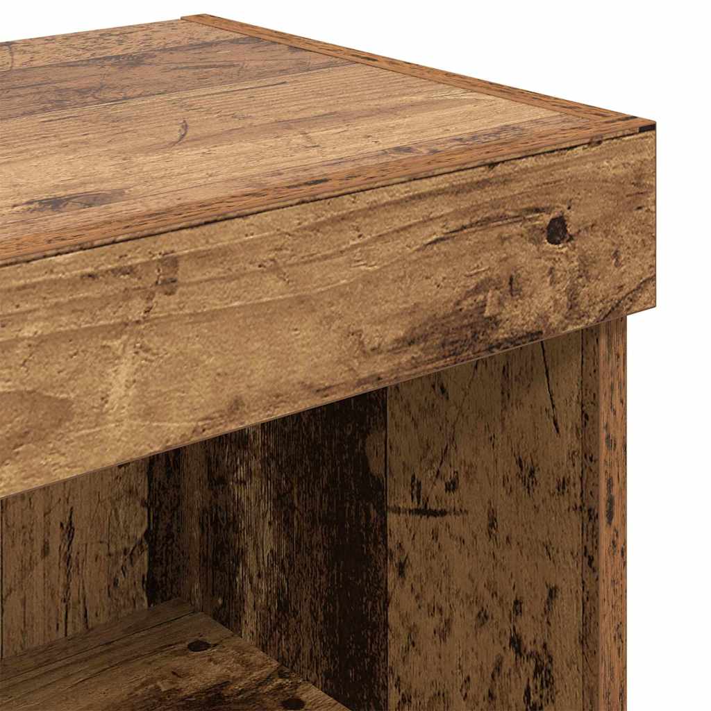 Conjunto de mueble de TV 2 pcs Madera vieja 100 x 30 x 30 cm