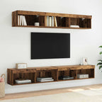 Conjunto de mueble de TV 2 pcs Madera vieja 100 x 30 x 30 cm