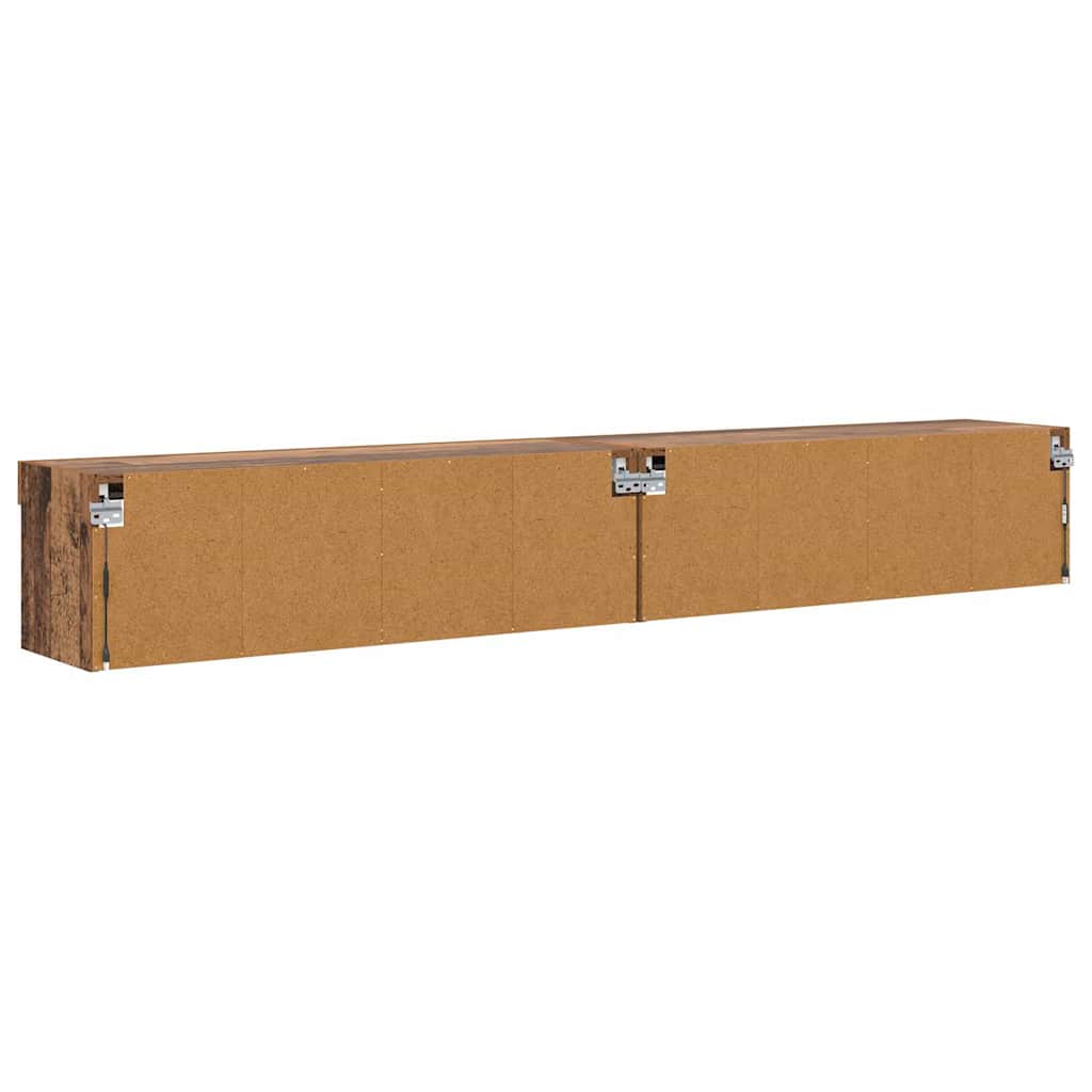 Conjunto de mueble de TV 2 pcs Madera vieja 100 x 30 x 30 cm