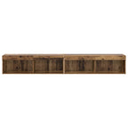 Conjunto de mueble de TV 2 pcs Madera vieja 100 x 30 x 30 cm