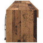 Conjunto de mueble de TV 2 pcs Madera vieja 100 x 30 x 30 cm