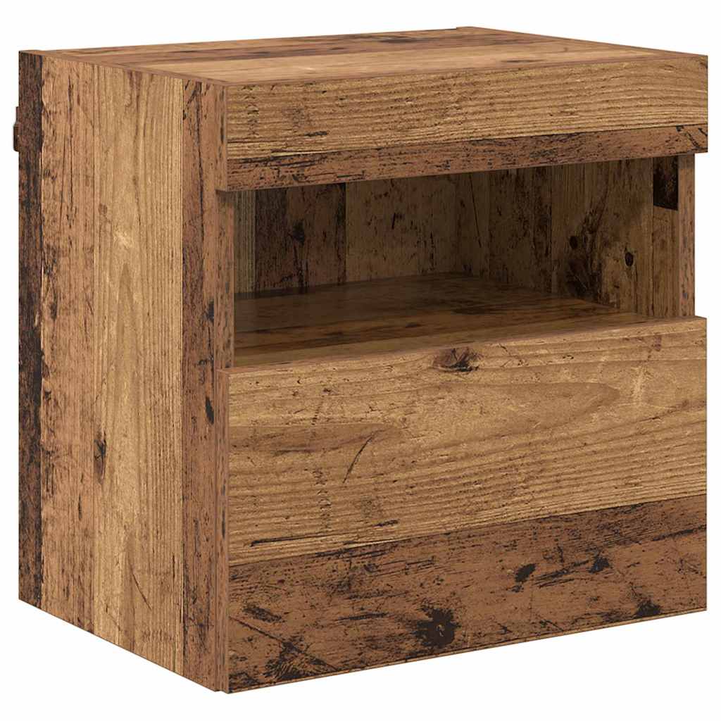 Gabinetes de pared para TV 2 pcs Madera Vieja 40 x 30 x 40 cm