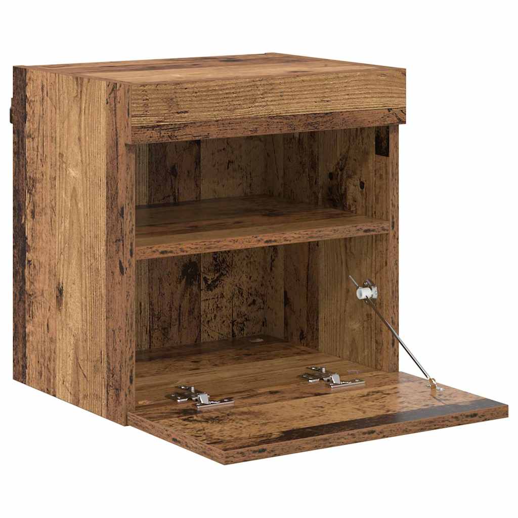 Gabinetes de pared para TV 2 pcs Madera Vieja 40 x 30 x 40 cm