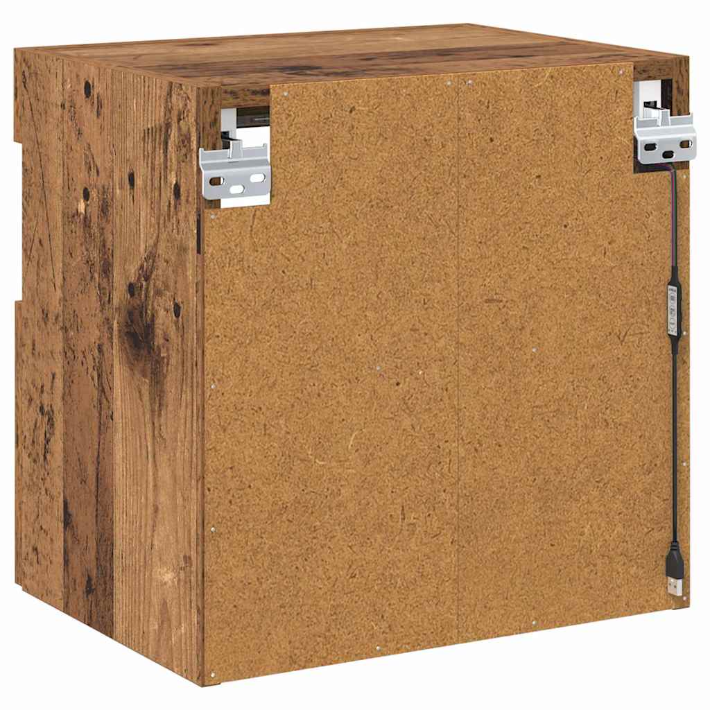 Gabinetes de pared para TV 2 pcs Madera Vieja 40 x 30 x 40 cm