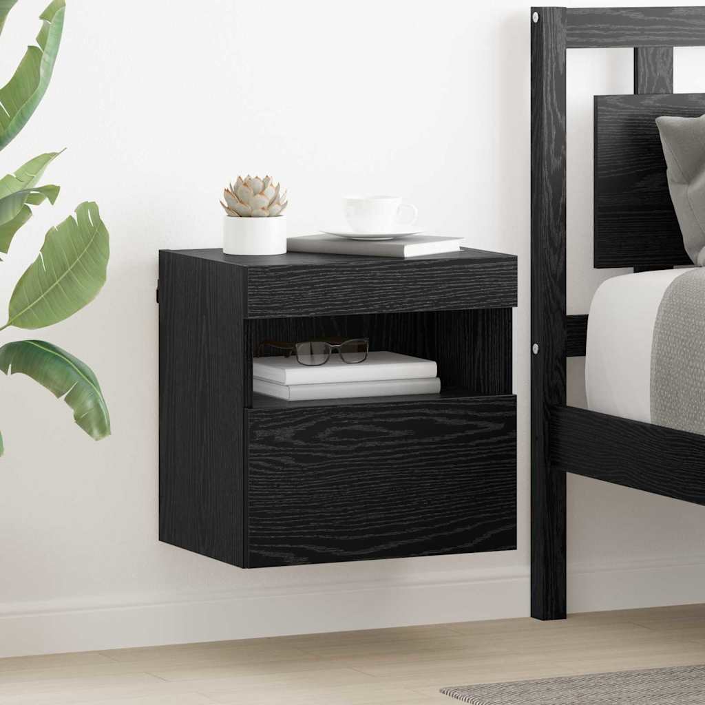 Mueble de TV Montado en la Pared 2 pcs Madera envejecida