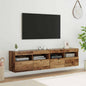Wall TV Cabinets 2 pcs Old Wood 40 x 30 x 40 cm