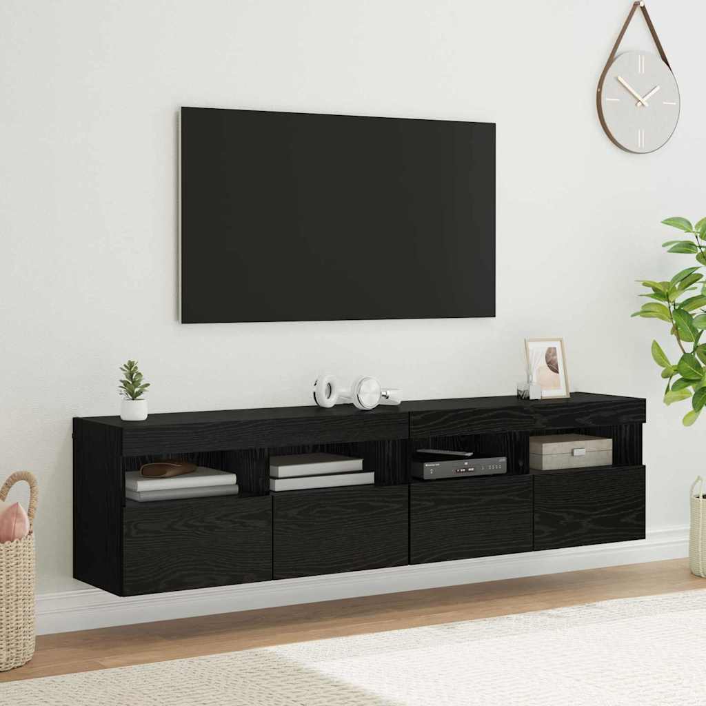 Gabinetes de pared para TV 2 pcs Madera Vieja 40 x 30 x 40 cm