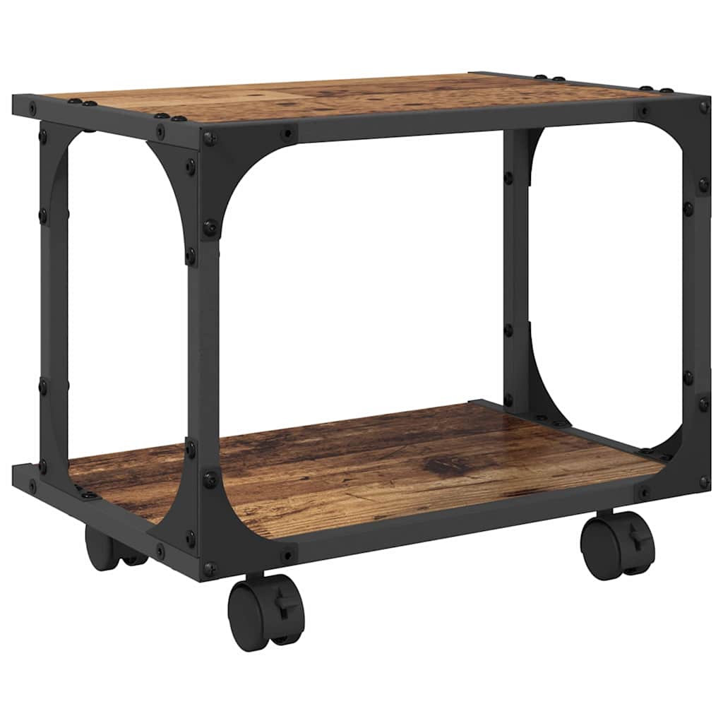 Soporte para Impresora Madera Vieja 41 x 28 x 33.5 cm