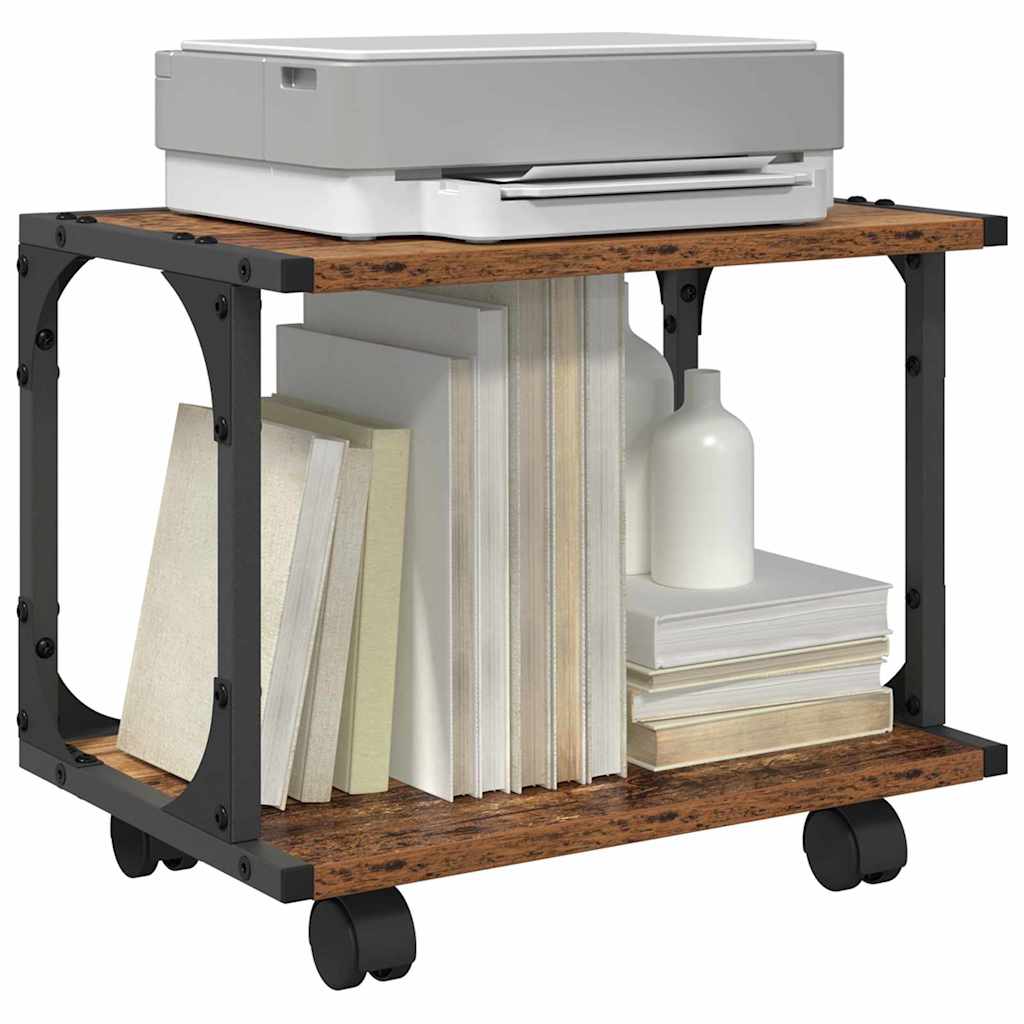 Soporte para Impresora Madera Vieja 41 x 28 x 33.5 cm