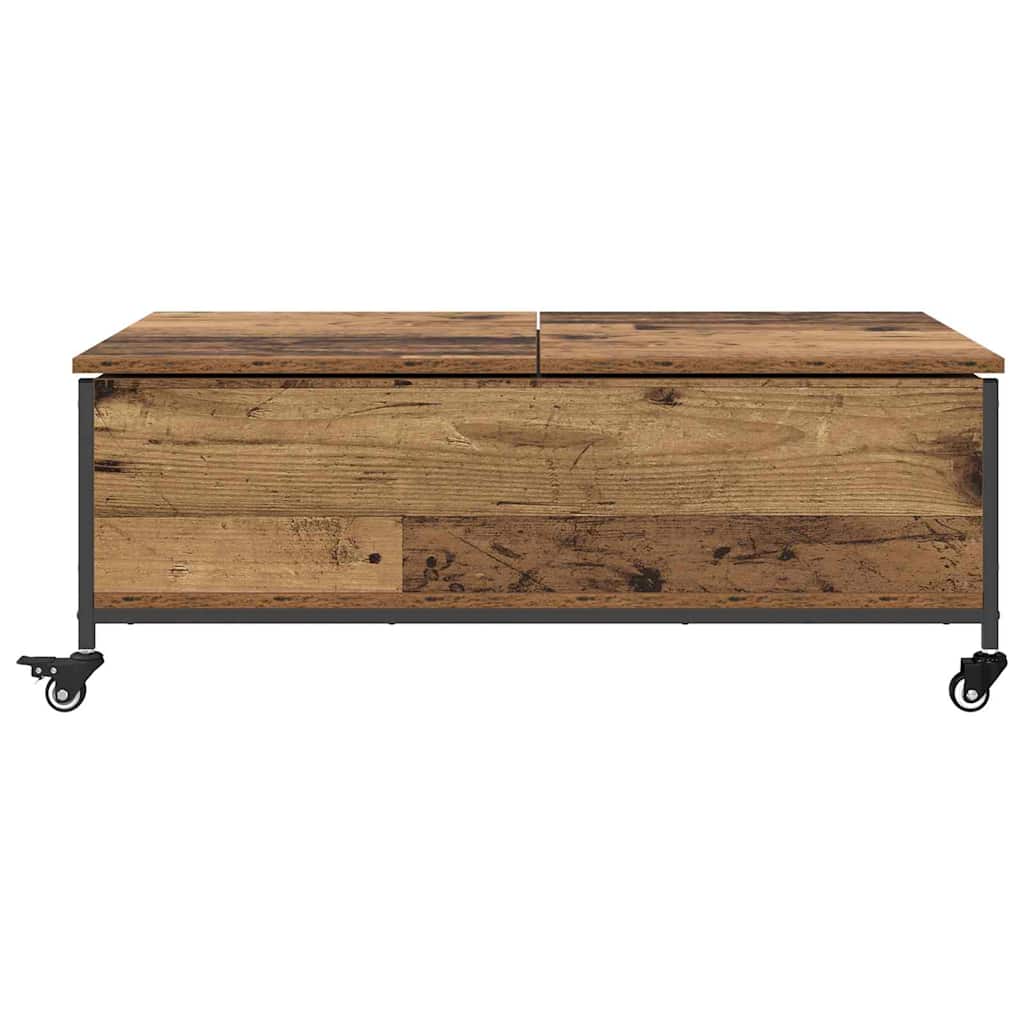 Mesa de Café Madera envejecida 91 x 55 x 32 cm