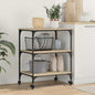 Carro de Cocina Roble Sonoma 60 x 41 x 76 cm