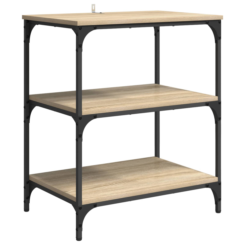 Carro de Cocina Roble Sonoma 60 x 41 x 76 cm