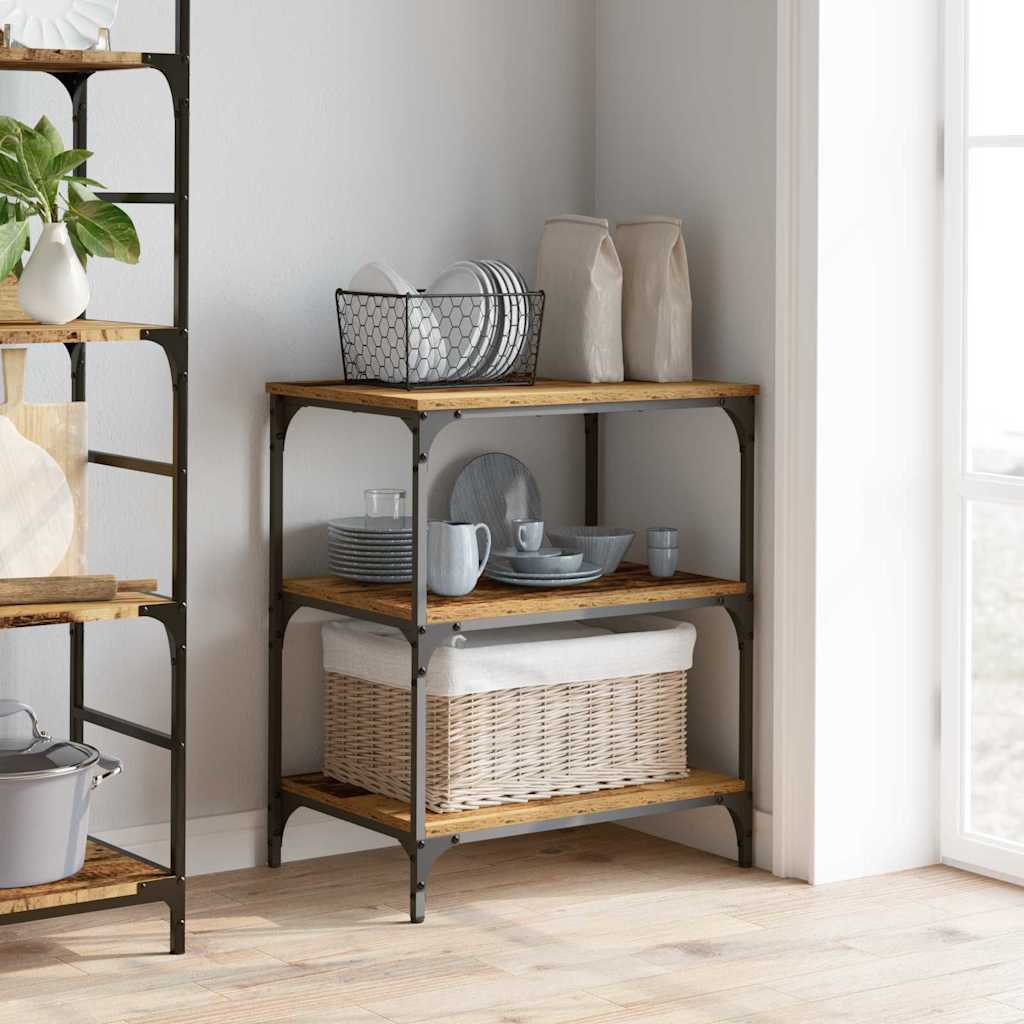 Carro de Cocina Madera Vieja 60 x 41 x 76 cm
