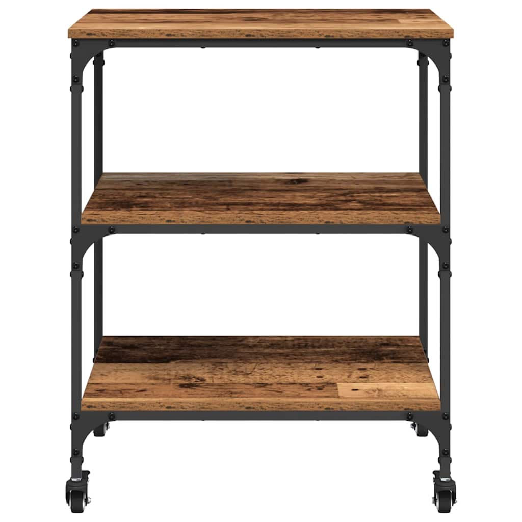 Carro de Cocina Madera Vieja 60 x 41 x 76 cm