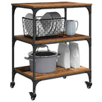 Carro de Cocina Madera Vieja 60 x 41 x 76 cm