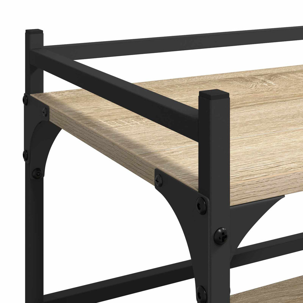 Carro de Cocina Roble Sonoma 50 x 35 x 75,5 cm