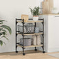 Carro de Cocina Roble Sonoma 50 x 35 x 75,5 cm