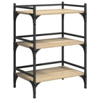 Carro de Cocina Roble Sonoma 50 x 35 x 75,5 cm