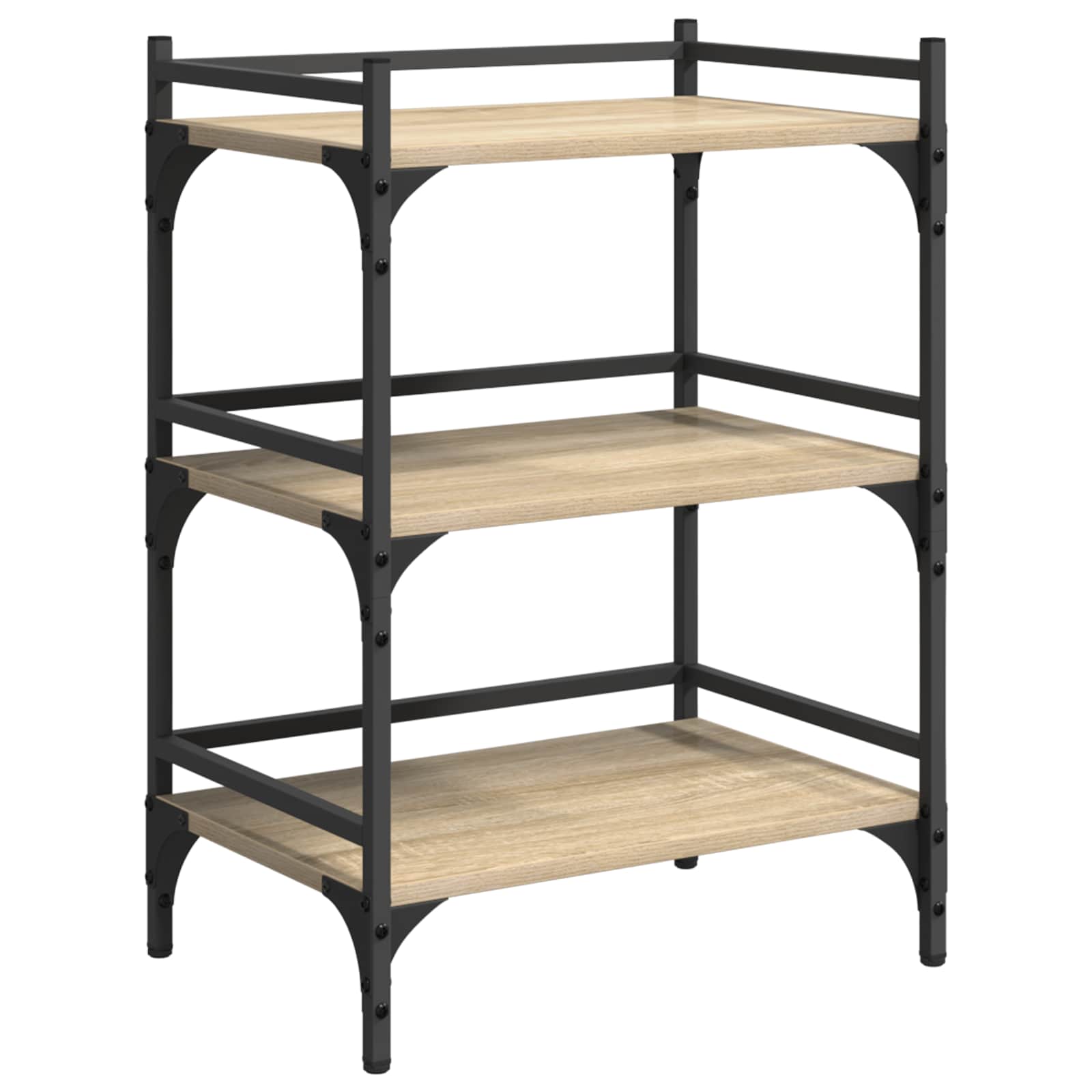 Carro de Cocina Roble Sonoma 50 x 35 x 75,5 cm