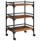 Carro de Cocina Madera Vieja 50 x 35 x 75.5 cm