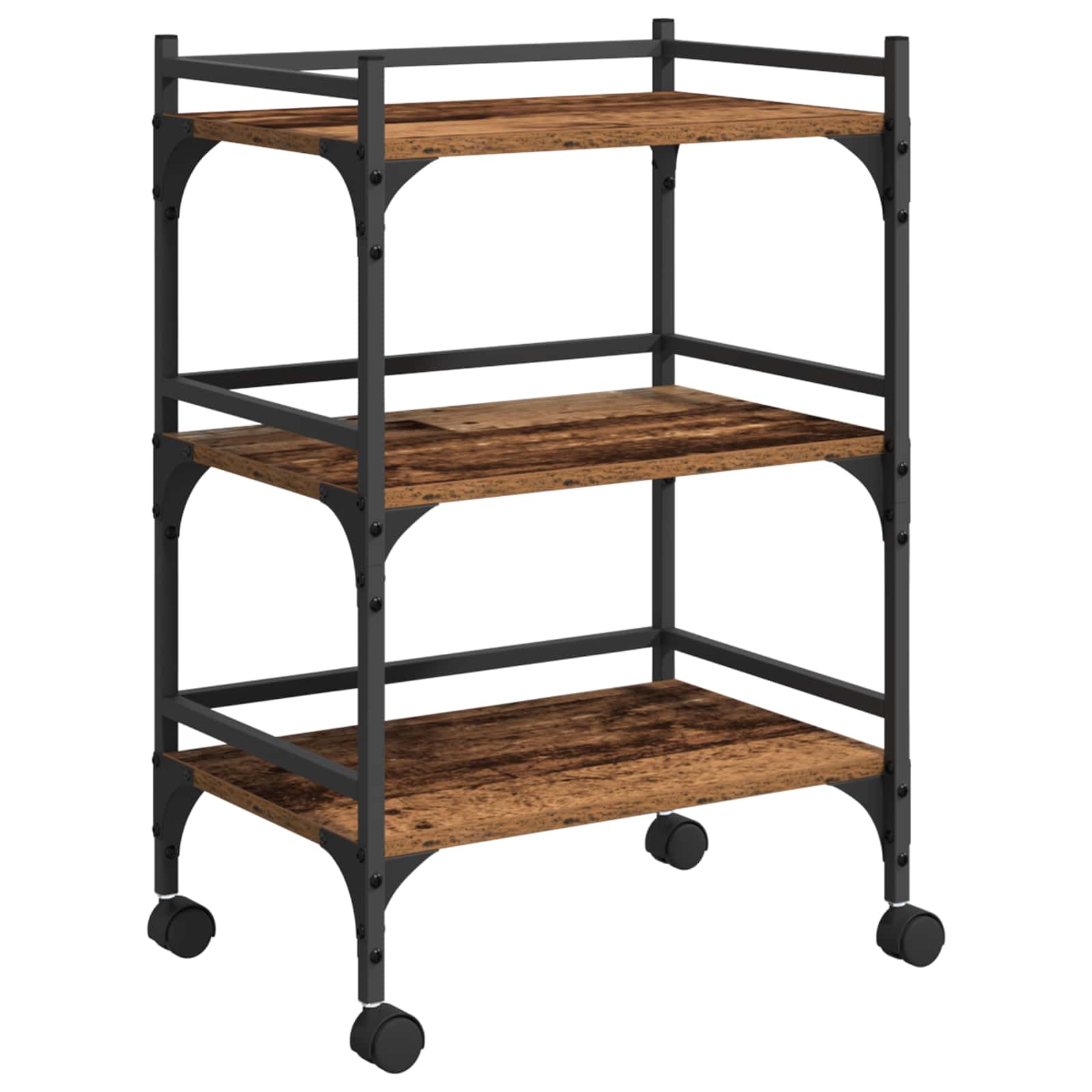 Carro de Cocina Madera Vieja 50 x 35 x 75.5 cm