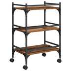 Carro de Cocina Madera Vieja 50 x 35 x 75.5 cm