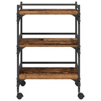 Carro de Cocina Madera Vieja 50 x 35 x 75.5 cm