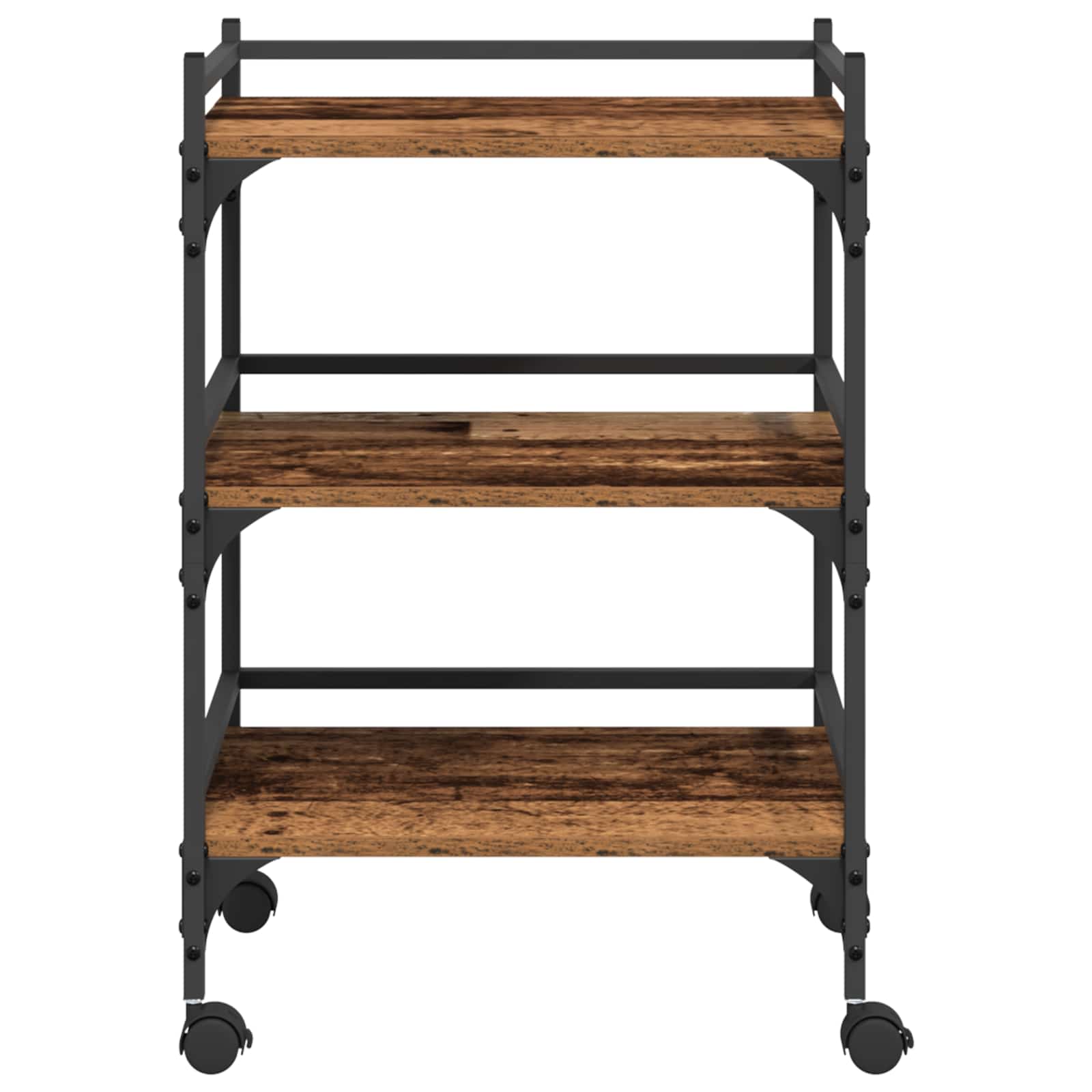Carro de Cocina Madera Vieja 50 x 35 x 75.5 cm