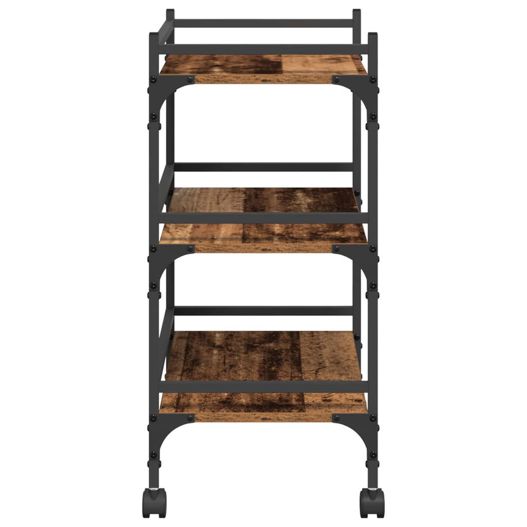 Carro de Cocina Madera Vieja 50 x 35 x 75.5 cm